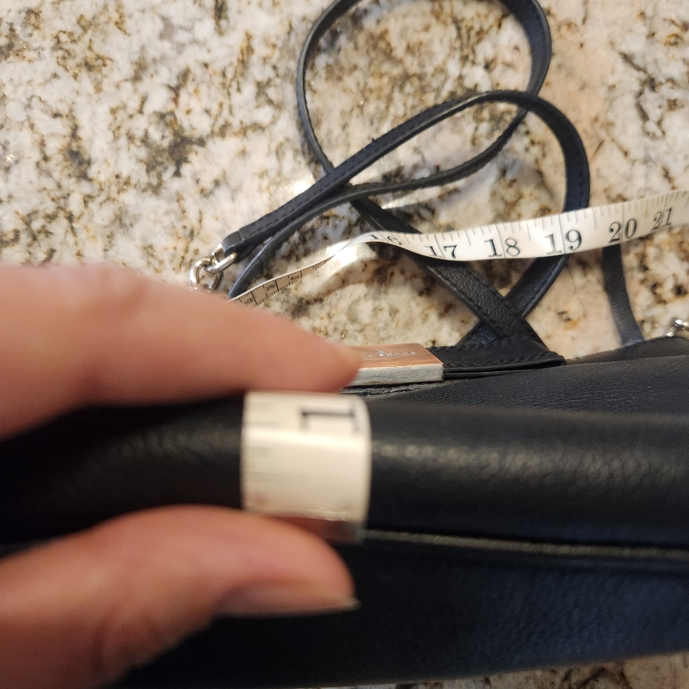KATE SPADE Purse, Primrose Hill Arica Black Leather Bow Crossbody Bag, EUC READ - Picture 12 of 12